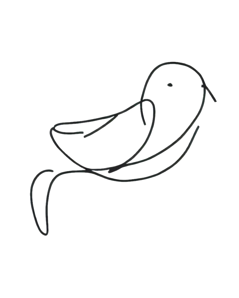 Great Crest Bird Tattoo