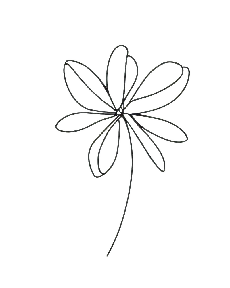 Herb Robert Flower Tattoo