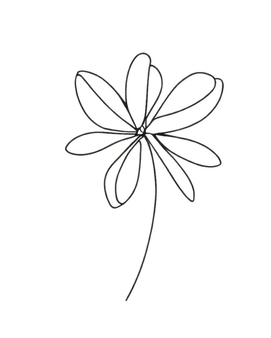 Herb Robert Flower Tattoo