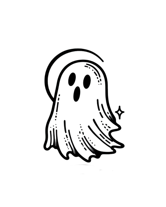 Scary Ghost T-t-t-tattoo