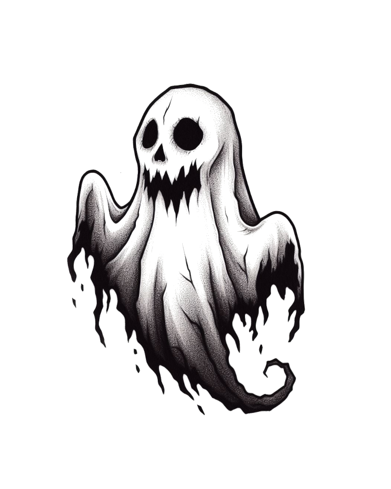 Eerie Haunted Mansion Ghost