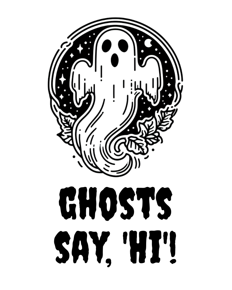Boo-tifully Custom Ghost Tattoo
