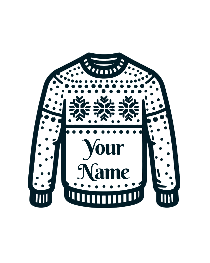 Custom Christmas Jumper Tattoo