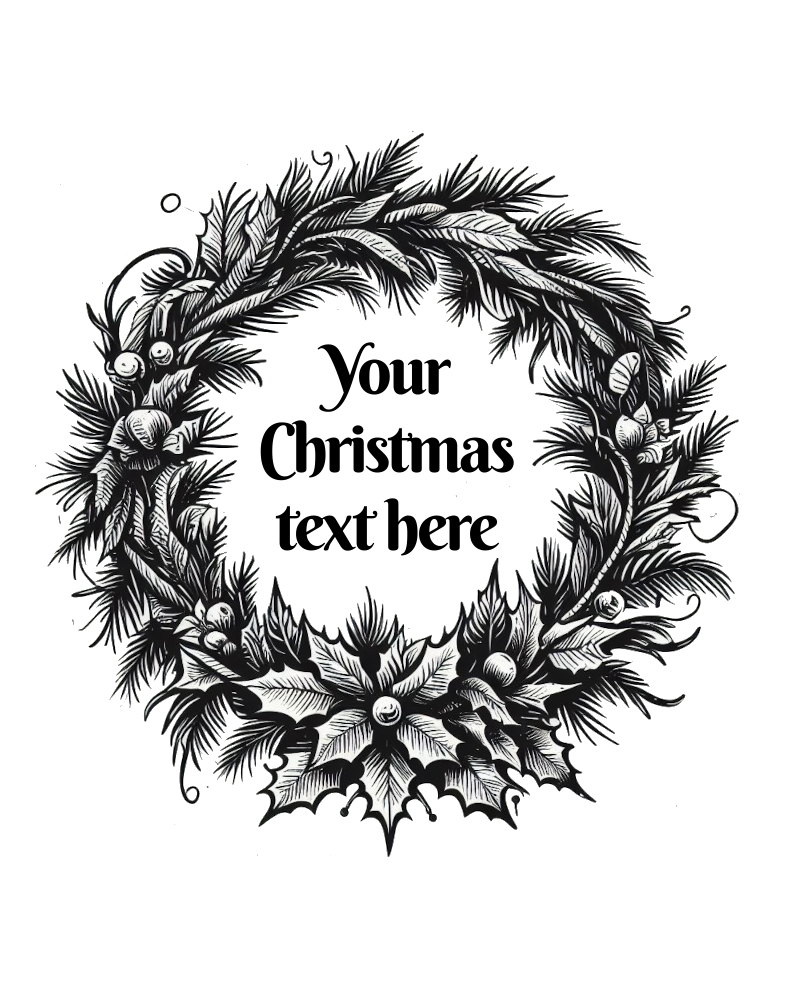 Custom Wreath Tattoo