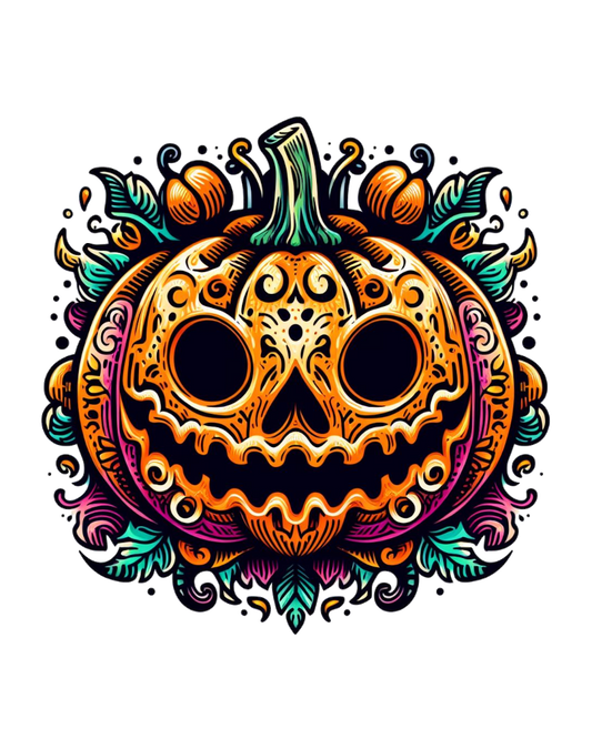 Harvest Pumpkin Temporary Tattoo