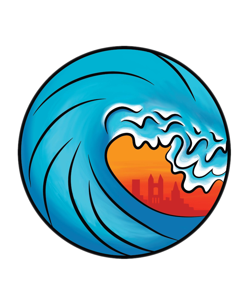 Saints Surf Temporary Tattoos