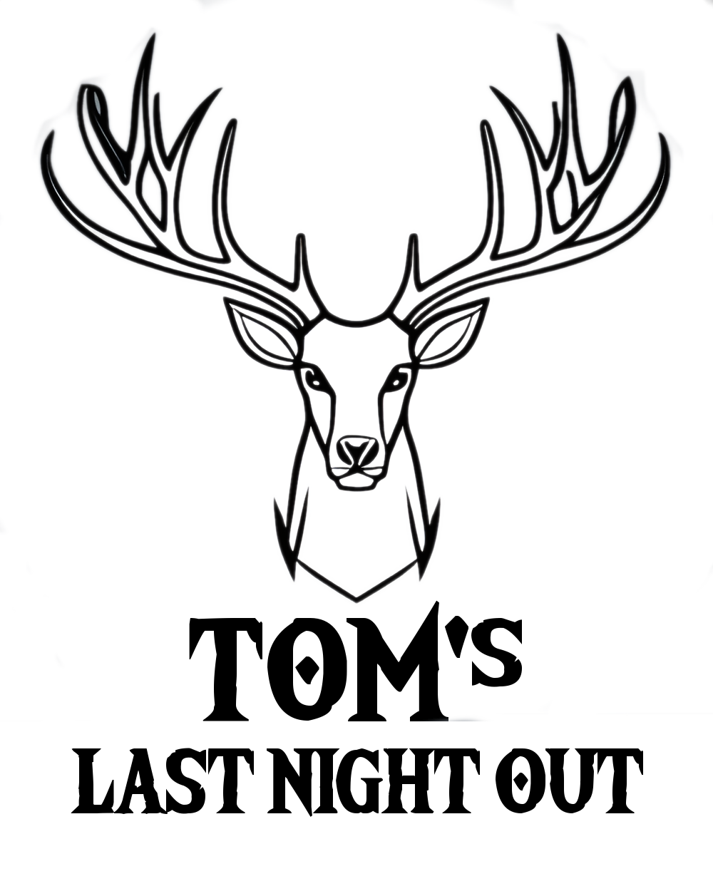 Temporary Stag Tattoo