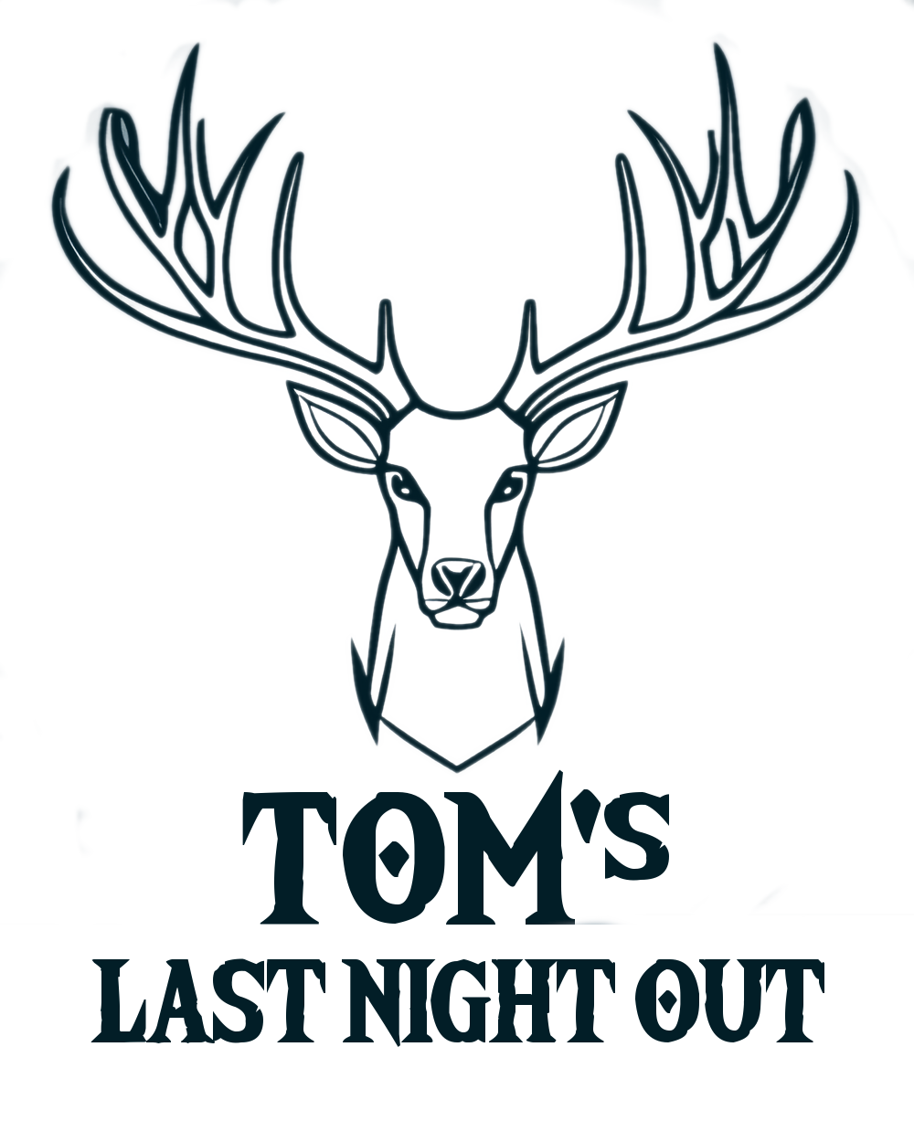 Temporary Stag Tattoo