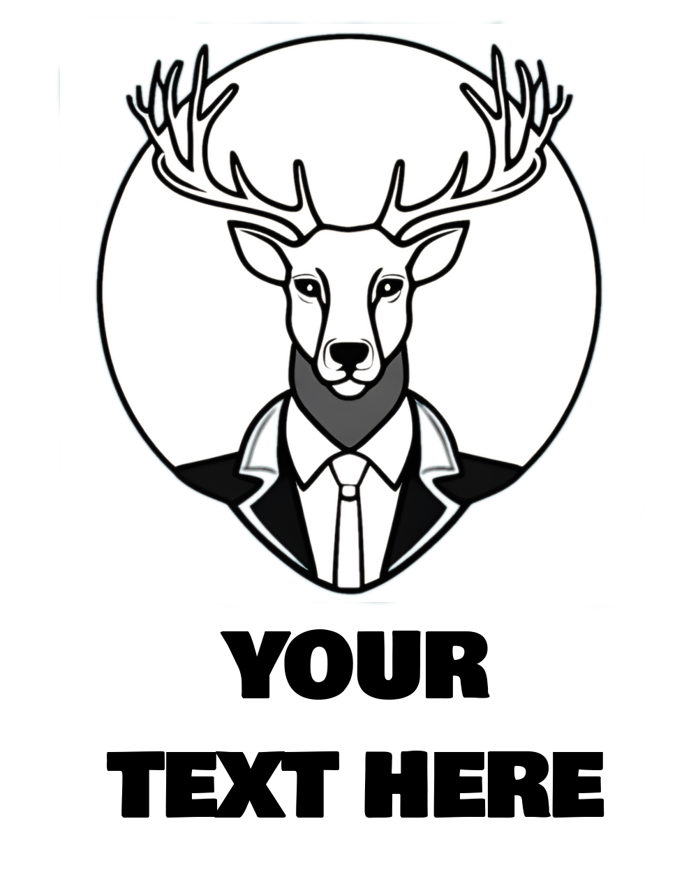 Stag Do Temporary Tattoo