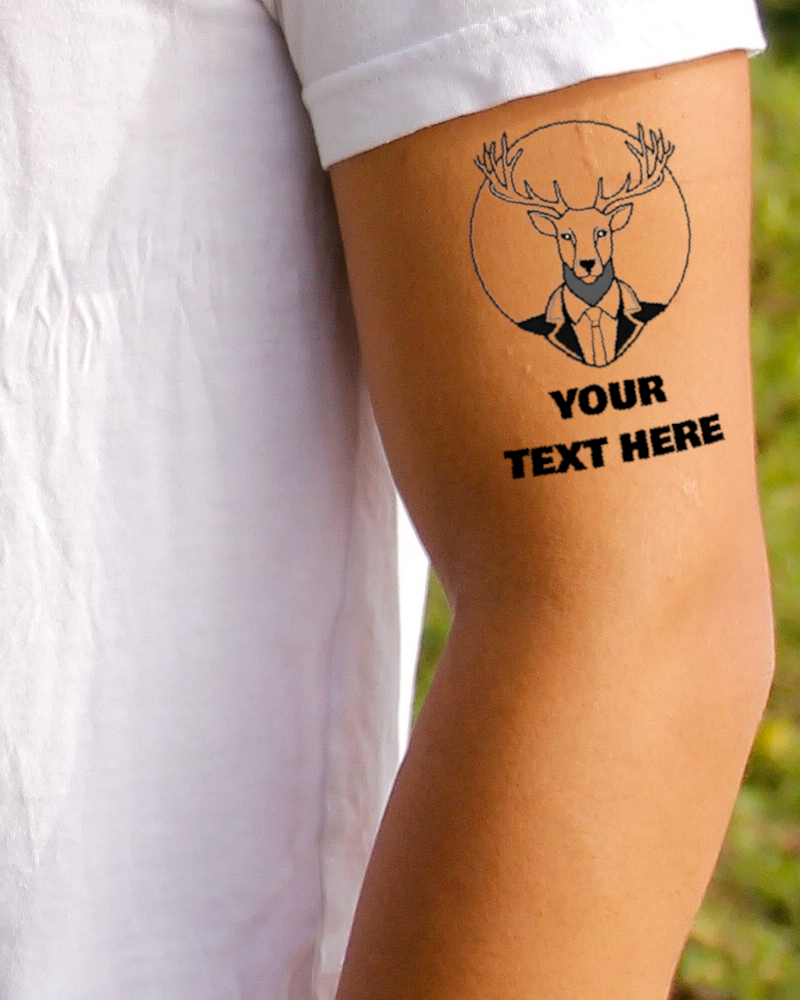 Stag Do Temporary Tattoo