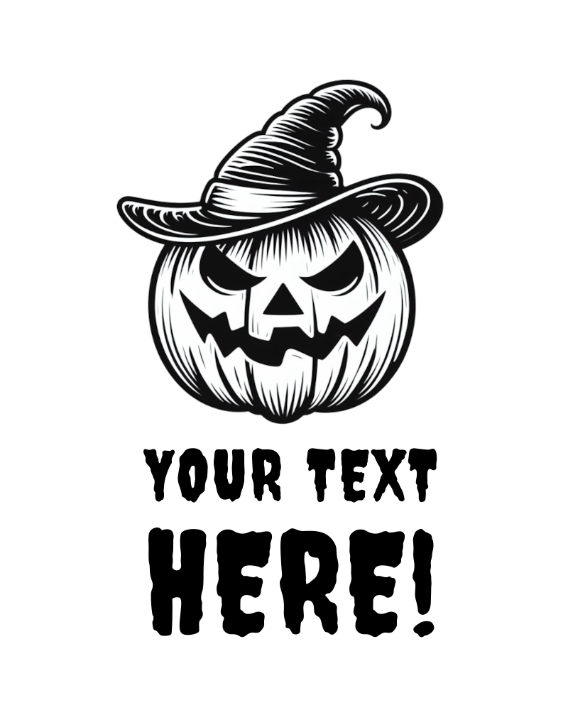 Customizable Pumpkin Patch Tattoo
