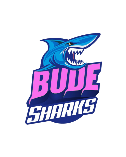 Bude Sharks Temporary Tattoos