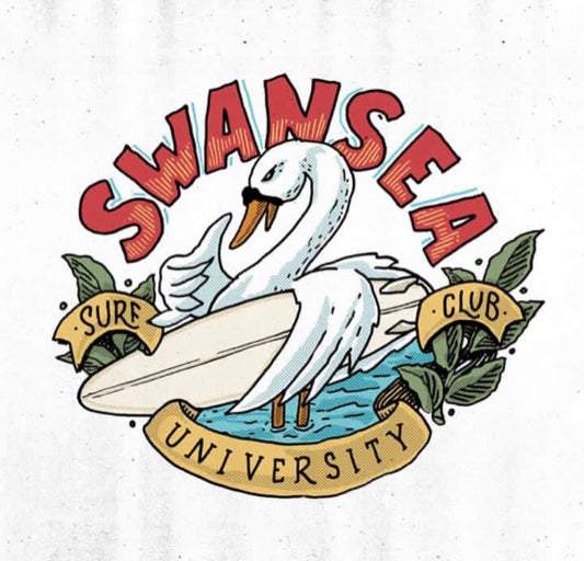 Swansea University Surf Club Temporary Tattoos