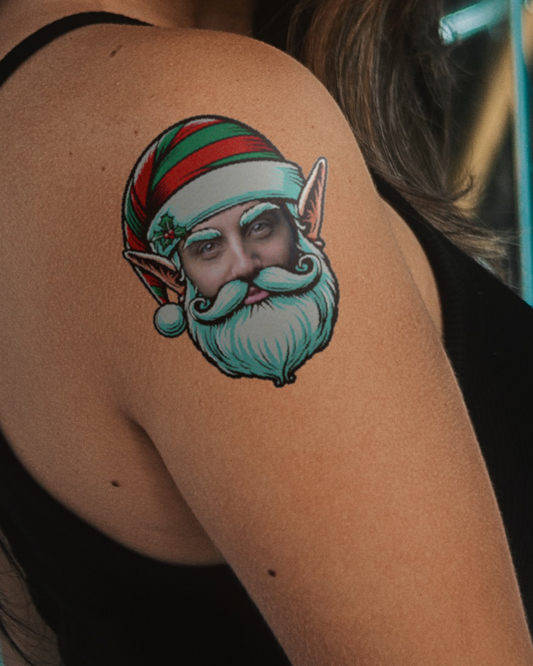 Elf Personalised Photo Tattoo - upload your photo