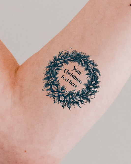 Custom Wreath Tattoo