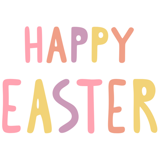 Happy Easter!(Colourful)Tattoo