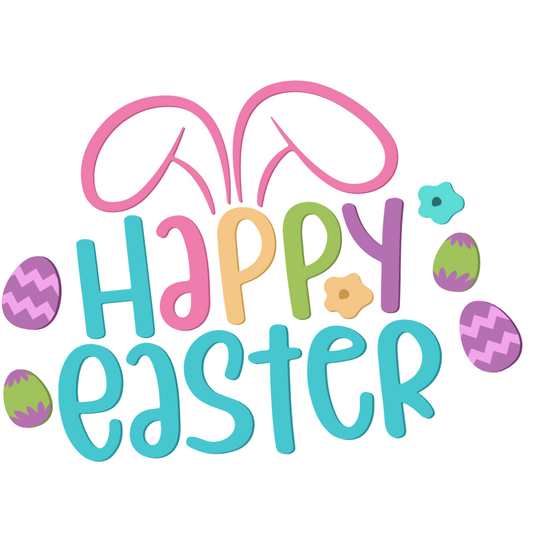 Happy Easter(Bunny ears)Tattoo