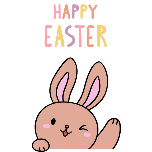 Waving Bunny Tattoo